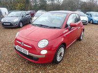 Used Fiat 500 Lounge 69 HP (50 kW) 2012 Red Hatchback