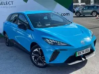 Begagnad MG MG4 EV SE 150 kW (204 HK) 2024 Blå Halvkombi