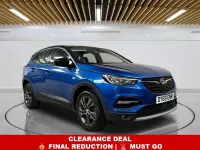 Used Vauxhall Grandland X Sport 130 HP (95 kW) 2019 Blue SUV