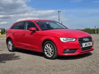 Used Audi A3 2016 Red Hatchback