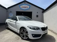 Used BMW 220 Sport Line 2018 White Cabriolet