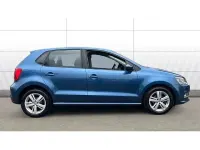 Used VW Polo Edition 90 HP (66 kW) 2017 Blue Hatchback