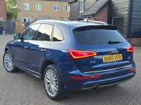 Begagnad Audi Q5 S-line plus 190 HK (139 kW) 2015 Blå SUV