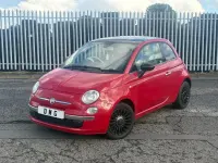 Used Fiat 500 Lounge 95 HP (69 kW) 2011 Red Hatchback
