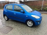 Used Hyundai i10 Style 78 HP (57 kW) 2009 Blue Hatchback