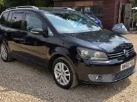Used VW Touran SE 105 HP (77 kW) 2011 Black MPV