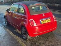 Used Fiat 500 Pop 2012 Red Cabriolet