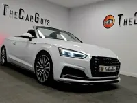Used Audi A5 Cabriolet S-Line 190 HP (139 kW) 2019 White Cabriolet