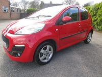 Used Peugeot 107 Allure 68 HP (50 kW) 2012 Red Hatchback
