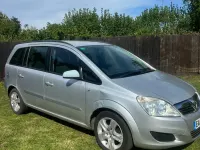 Used Vauxhall Zafira 115 HP (84 kW) 2009 Silver MPV