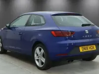Used Seat Leon FR 125 HP (91 kW) 2018 Blue Hatchback