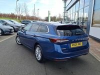 Used Skoda Superb SE Technology 150 HP (110 kW) 2025 Cobalt blue metallic Estate