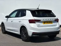 Used Skoda Fabia Colour Edition 113 HP (83 kW) 2024 Moon white metallic black magic pearl effect Hatchback