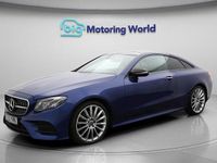 Used Mercedes E220 AMG line 194 HP (142 kW) 2020 Blue Coupe