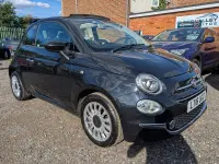 Used Fiat 500C Lounge 69 HP (50 kW) 2018 Black Cabriolet