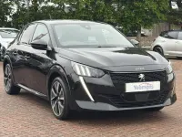 Used Peugeot e-208 Premium 100 kW (136 HP) 2022 Black Hatchback