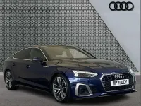 Used Audi A5 S-Line 147 HP (108 kW) 2022 Blue Coupe