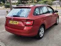 Used Skoda Fabia SE 90 HP (66 kW) 2015 Red Estate
