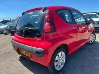Used Peugeot 107 Access 68 HP (50 kW) 2013 Red Hatchback