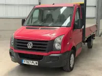Used VW Crafter 109 HP (80 kW) 2017 Red Van