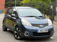 Used Nissan Note N-TEC 90 HP (66 kW) 2013 Blue Hatchback