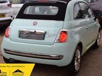Used Fiat 500C Lounge 86 HP (63 kW) 2015 Green Cabriolet