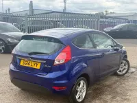 Used Ford Fiesta Zetec 82 HP (60 kW) 2014 Blue Hatchback
