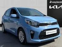 Used Kia Picanto 84 HP (61 kW) 2019 Blue Hatchback