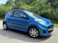 Used Peugeot 107 68 HP (50 kW) 2012 Blue Hatchback