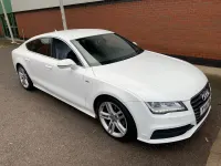 Used Audi A7 S-Line 2014 White Hatchback