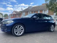 Used BMW 118 Sport Line 136 HP (100 kW) 2018 Blue Hatchback