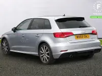 Used Audi A3 Black Edition 2019 Silver Sedan