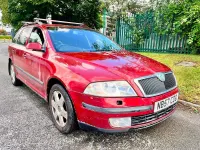 Used Skoda Octavia Elegance 140 HP (102 kW) 2007 Red Estate