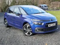 Usado Citroën C4 Picasso Flair 150 HP (110 kW) 2017 Azul Monovolume