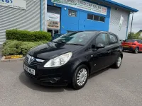Used Vauxhall Corsa 79 HP (58 kW) 2009 Black Hatchback