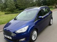 Used Ford Grand C-Max Titanium 118 HP (86 kW) 2016 Blue MPV