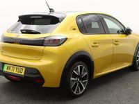 Used Peugeot e-208 Premium 100 kW (136 HP) 2021 Yellow Hatchback