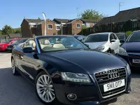 Used Audi A5 Cabriolet Comfort 2011 Blue Cabriolet