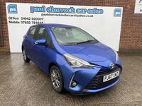 Used Toyota Yaris 111 HP (81 kW) 2018 Blue Hatchback