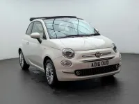 Begagnad Fiat 500C Lounge 2016 Vit Cab
