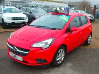 Used Vauxhall Corsa Design Edition 95 HP (69 kW) 2015 Red Hatchback