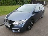 Begagnad Honda Civic SR 120 HK (88 kW) 2016 Blå Kombi