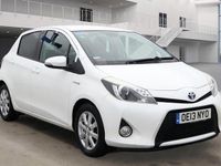 Used Toyota Yaris Hybrid T4 2013 White Hatchback