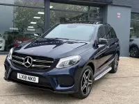 Usado Mercedes GLE250 AMG 2018 Azul Carrinha
