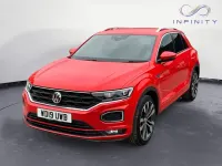 Używany VW T-Roc R-line 150 KM (110 kW) 2019 Czerwony SUV