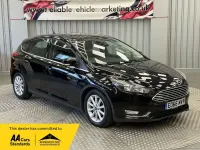 Used Ford Focus Titanium 125 HP (91 kW) 2016 Black Hatchback
