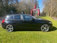 Used BMW 120 Sport Line 2016 Black Hatchback