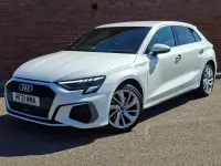 Used Audi A3 e-tron S-Line 204 HP (150 kW) 2021 White Hatchback