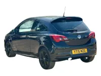 Used Vauxhall Corsa Edition 70 HP (51 kW) 2015 Black Hatchback