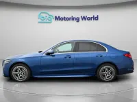 Used Mercedes C300e AMG line 313 HP (230 kW) 2022 Blue Sedan
